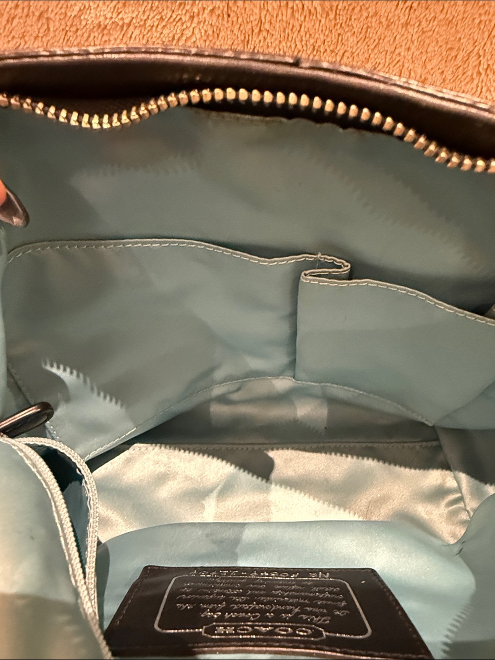 Coach Black Signature Canvas Shoulder Bag - Picture 3 of 3